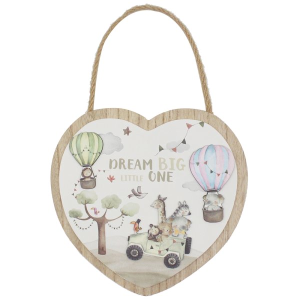 DREAM BIG HEART PLAQUE