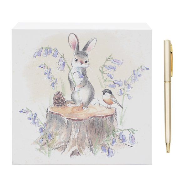 HARE & BIRD MEMO PAD