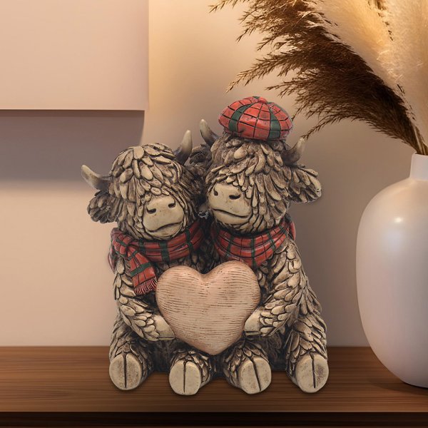 HUGHIE HIGHLAND COWS TARTAN