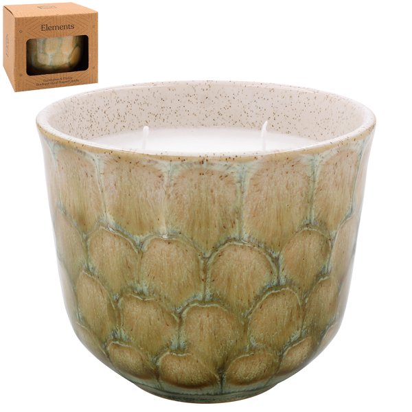 TORTOISE SHELL CANDLE GREEN