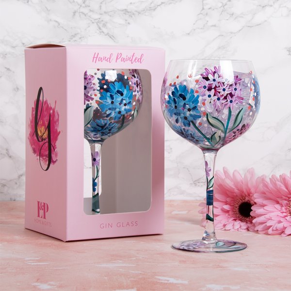 HYDRANGEA GIN GLASS