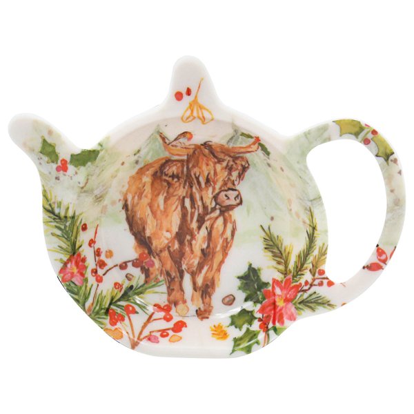 HIGHLAND COW TEABAG TIDY