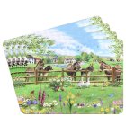 DONKEY PLACEMATS SET 4