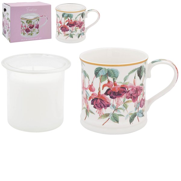 FUSCHIA CANDLE GIFT SET