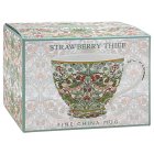 STRAWBERRY THIEF FOOTED MUG