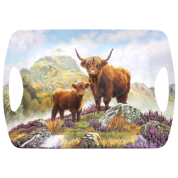 HIGHLAND COW TRAY LARGE