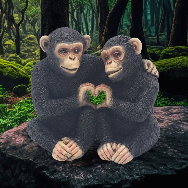 CHEEKY MONKEYS TWIN HEART