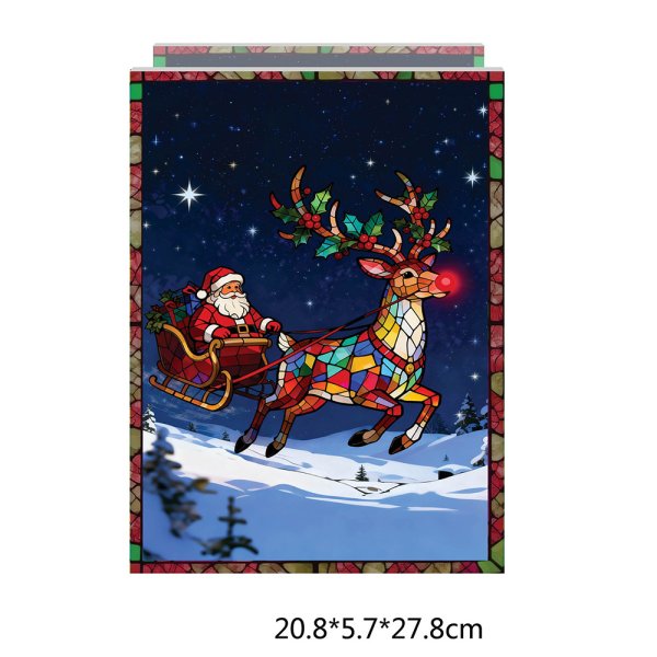 LIGHT UP SANTA SLEIGH LED