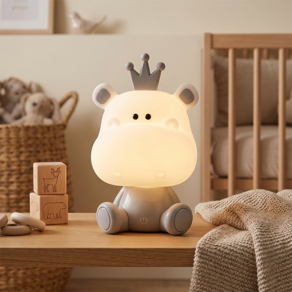 HIPPO LAMP WHITE