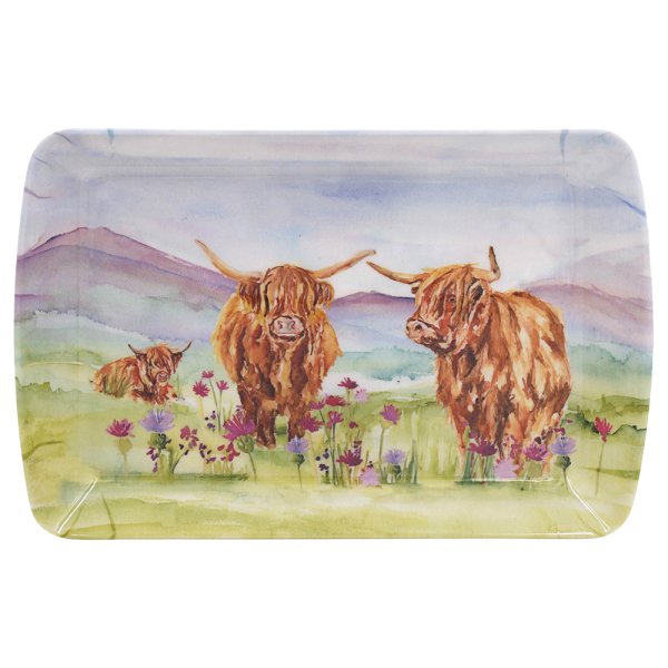 HIGHLAND COW TRAY SMALL