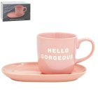 HELLO GORGEOUS SNACK SET-PINK