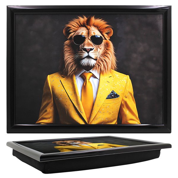 LION BLING LAPTRAY