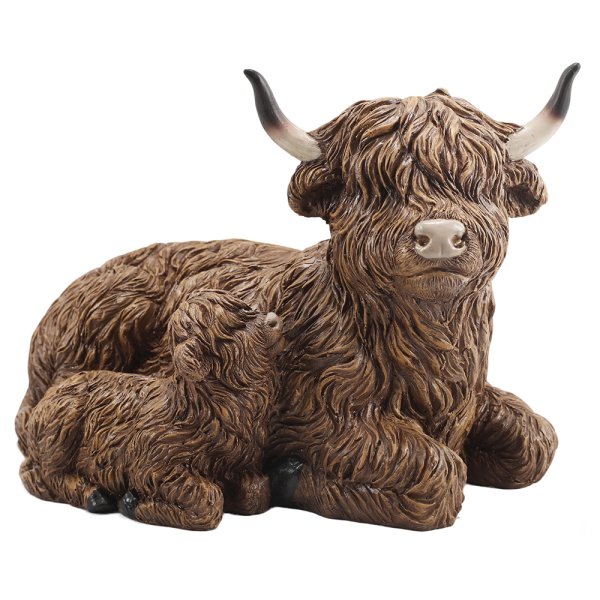 HIGHLAND COW WITH BABY L