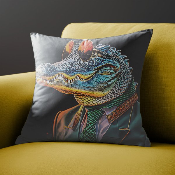 CROCODILE ROCK CUSHION