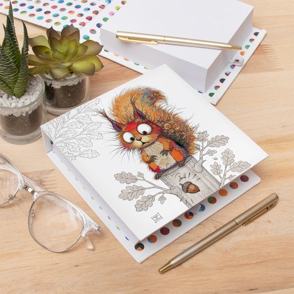 SARAH SQUIRREL MEMO PAD