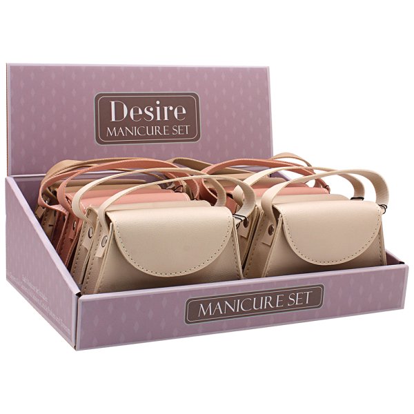 HANDBAG MANICURE SET 3 ASST