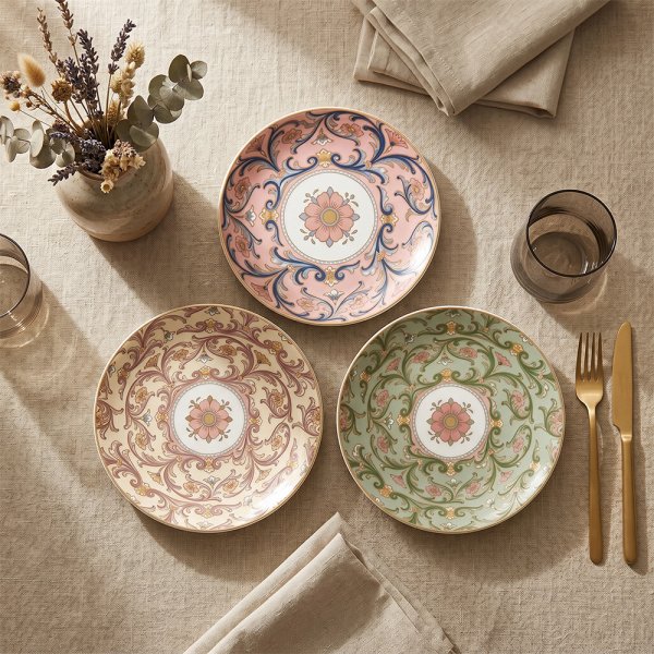 SIENA PLATE 21CM 3ASST