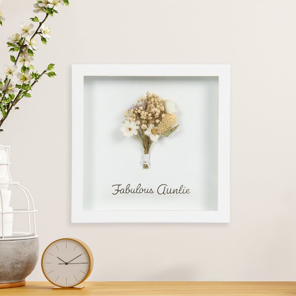FLOWER PLAQUE FABULOUS AUNTIE