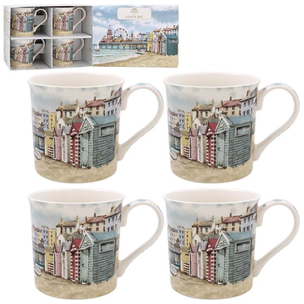 SANDY BAY MUGS SET OF 4