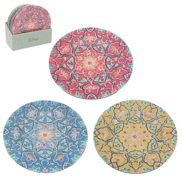 TUSCANY MELAMINE PLATE 3 ASST