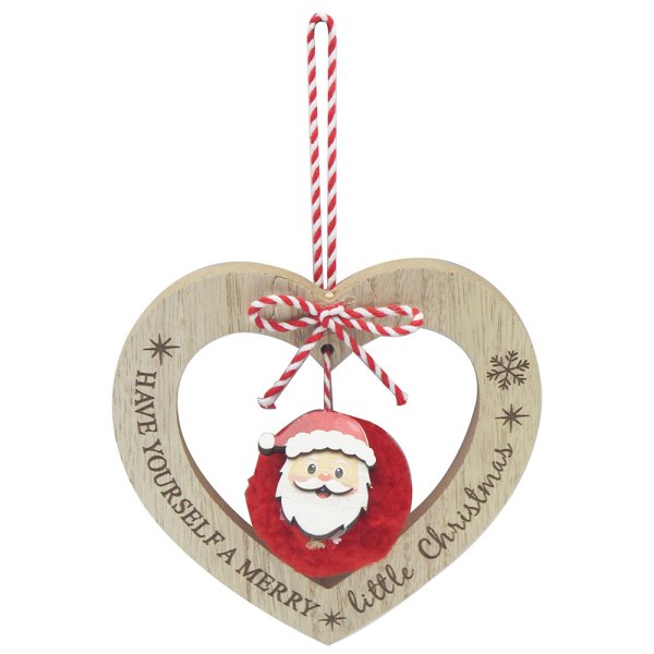 HIGHLAND COW HEART HANGING PLQ