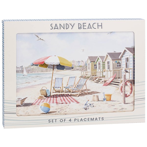 SANDY BEACH PLACEMATS S4