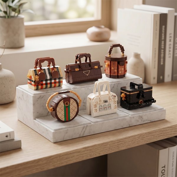 MINIBRICKS HANDBAGS 6 ASST