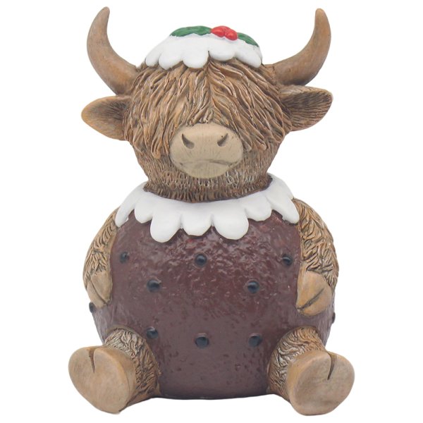 HIGHLAND COW XMAS PUDDING